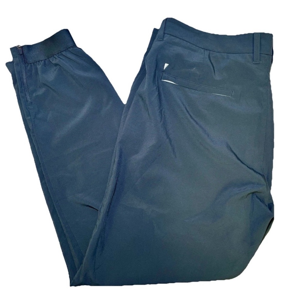 Primo Golf Mens 36 Regular Jogger Pants Performance Tapered Zip Ankle Gray